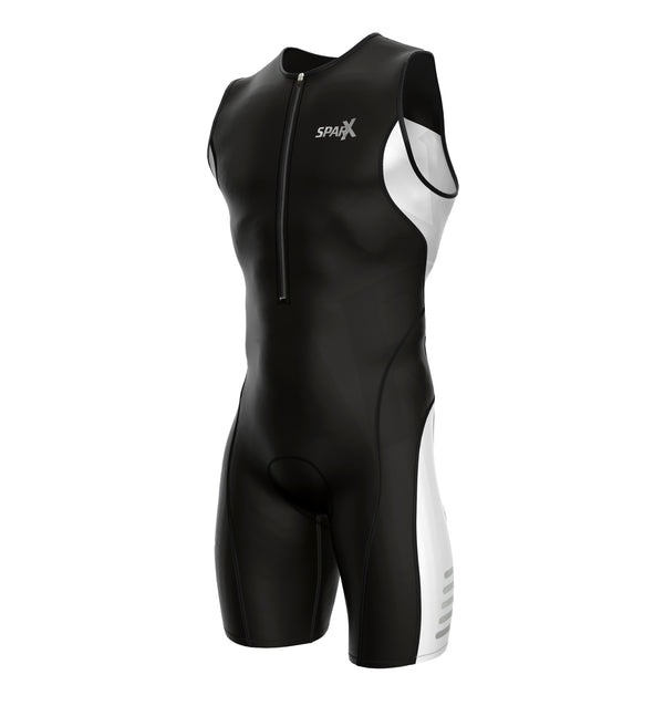 Sparx Men's Elite Triathlon Suit Trisuit SpeedSuit Skinsuit Swim-Bike-Run Suit