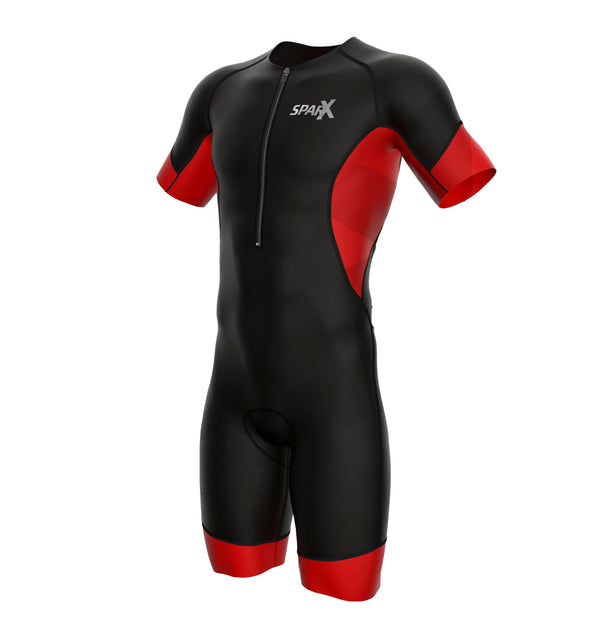 Men's Elite Sleeved Triathlon Suit Short Sleeve Trisuit