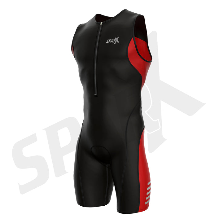 Red triathlon suits mens